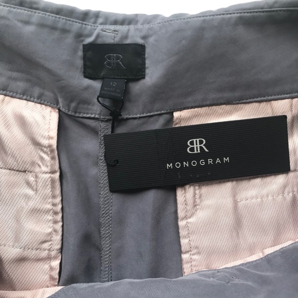 Banana Republic Monogram Gray Foldover Waistband Pants - New With Tags NWT - Picture 8 of 8